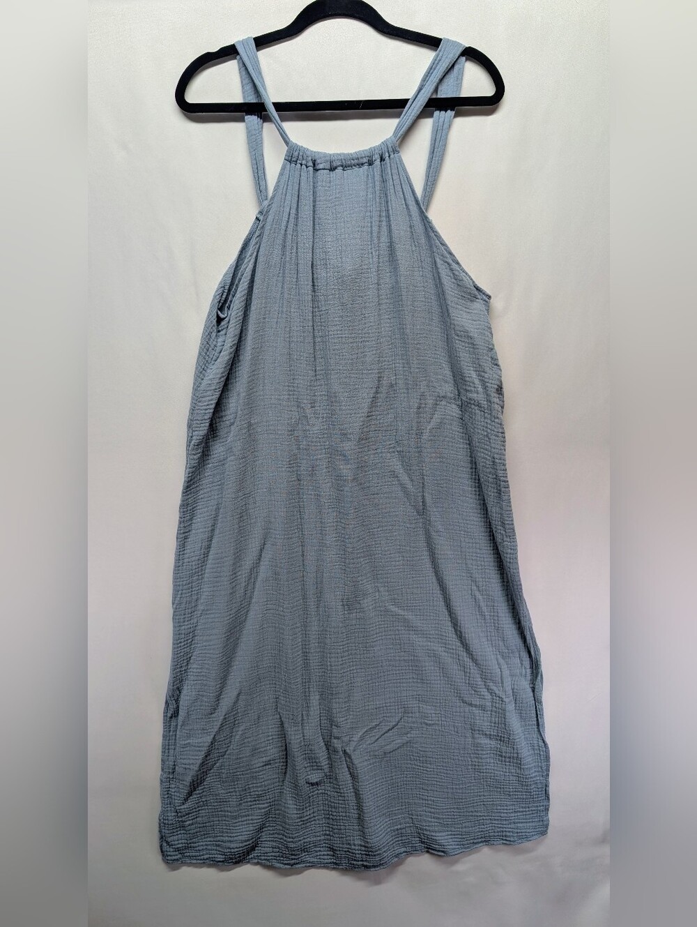 159.Light Blueish Gauze Summer Dress
